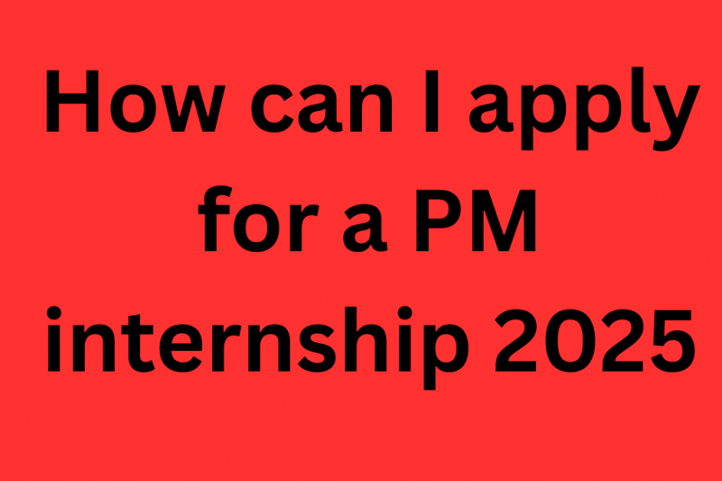 How can I apply for a PM internship 2025